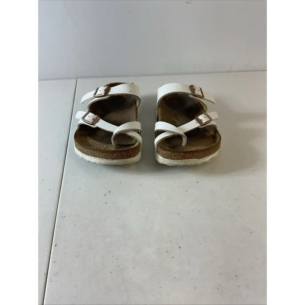 Birkenstock‎ Mayari Birko-Flor Sandal Women's 36 US 5.5 Soft Foot Bed White